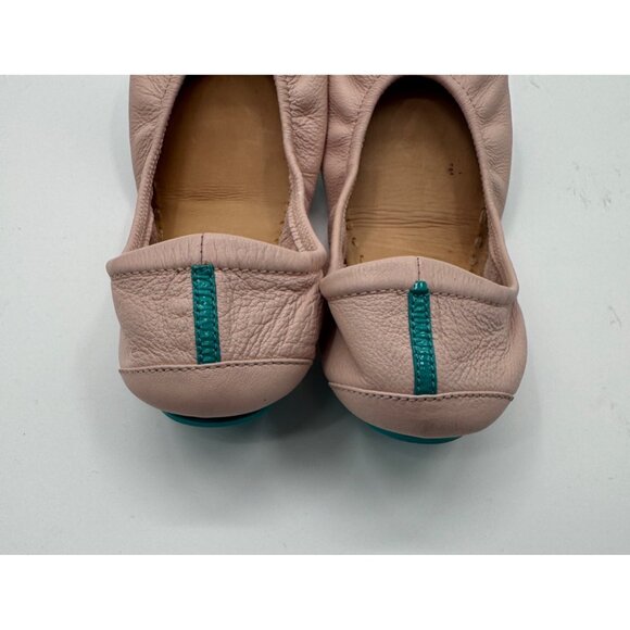 Tieks By Gavrieli Ballet Flats Pink Leather Size 7 Foldable - Picture 3 of 11